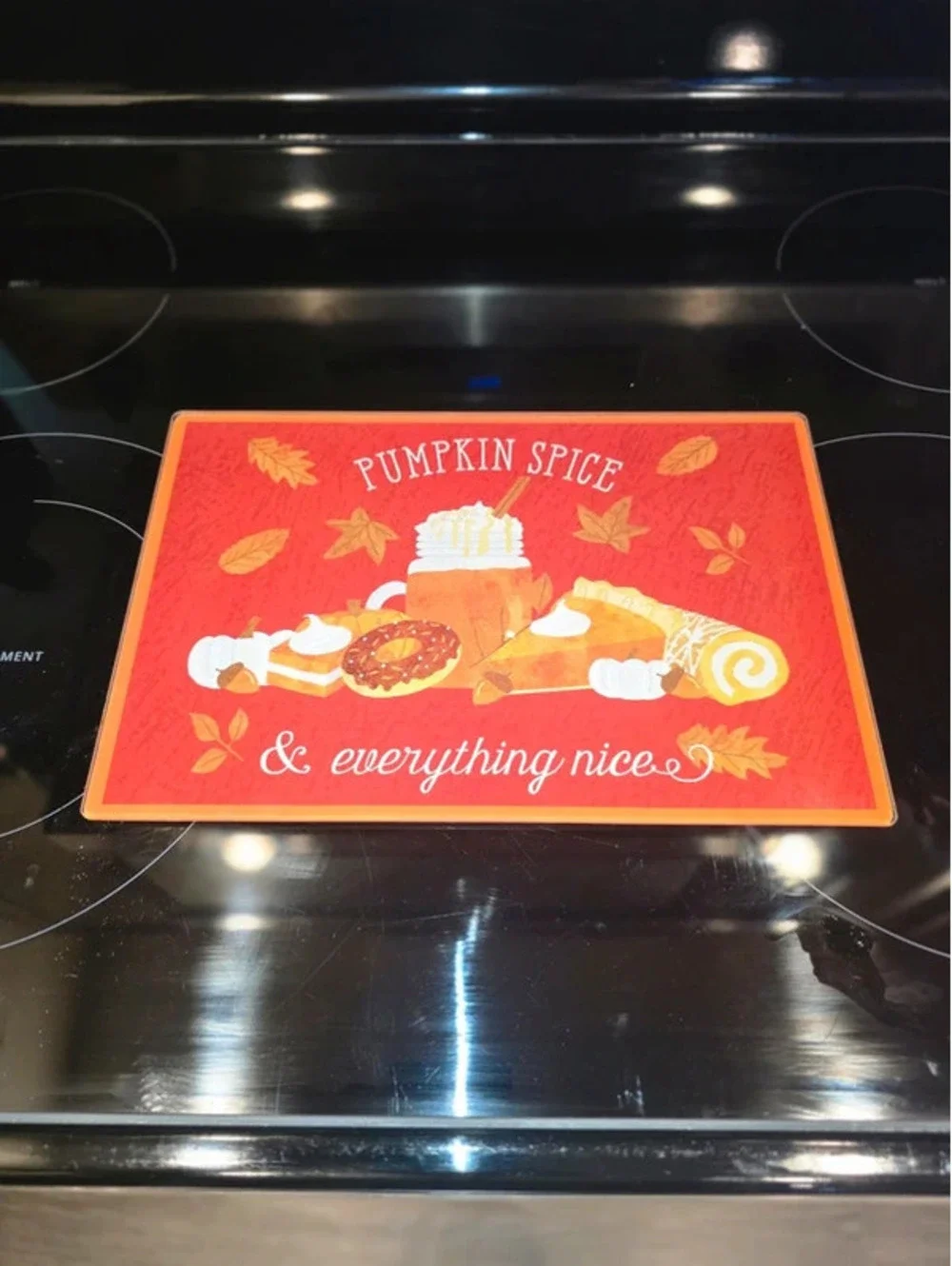 Pumpkin Spice & Everything Nice Kitchen Cutting Board